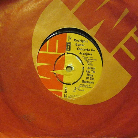 Manuel & The Music of The Mountains-Rodrigo's Guitar Concerto-EMI-7" Vinyl