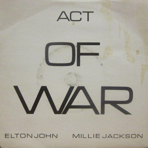Elton John & Millie Jackson-Act Of War-Rocket Record Company-7" Vinyl