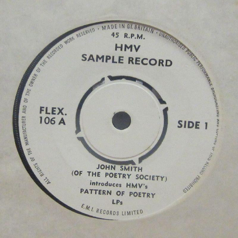 John Smith-Introduces HMV'S Pattern Of Poetry LP's-HMV-7" Vinyl