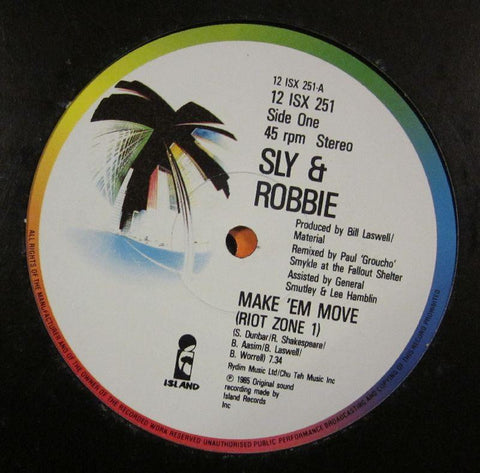 Sly And Robbie-Make 'Em Move (Riot Zone Remixes)-Island-12" Vinyl