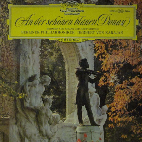 Strauss/Karajan-An Der Schonen Blauen Donau-Deutsche Grammophon-Vinyl LP
