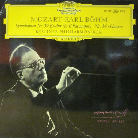 Mozart & Karl Bohm-Symphonie Nr.36-39-Deutsche Grammophon-Vinyl LP