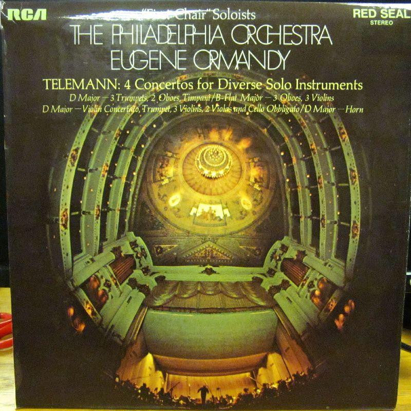 Telemann-4 Concertos For Diverse Solo Instruments-RCA Red Seal-Vinyl LP