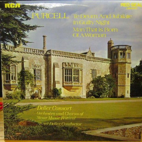 Purcell-The Deum And Jubilate-RCA-Vinyl LP