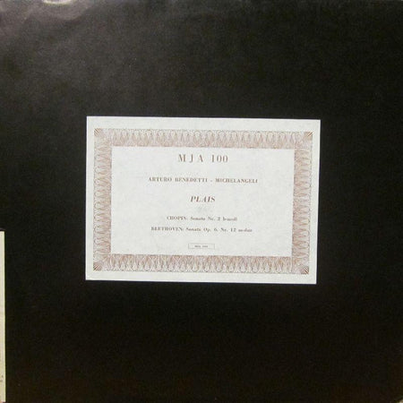 Chopin/Beethoven-Sonatas-Vinyl LP