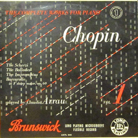 Chopin-Complete Works For Piano Record 1 & 2-Brunswick-2x12" Vinyl LP