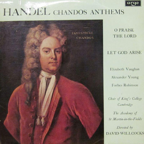 Handel-Chandos Anthems-Argo-Vinyl LP