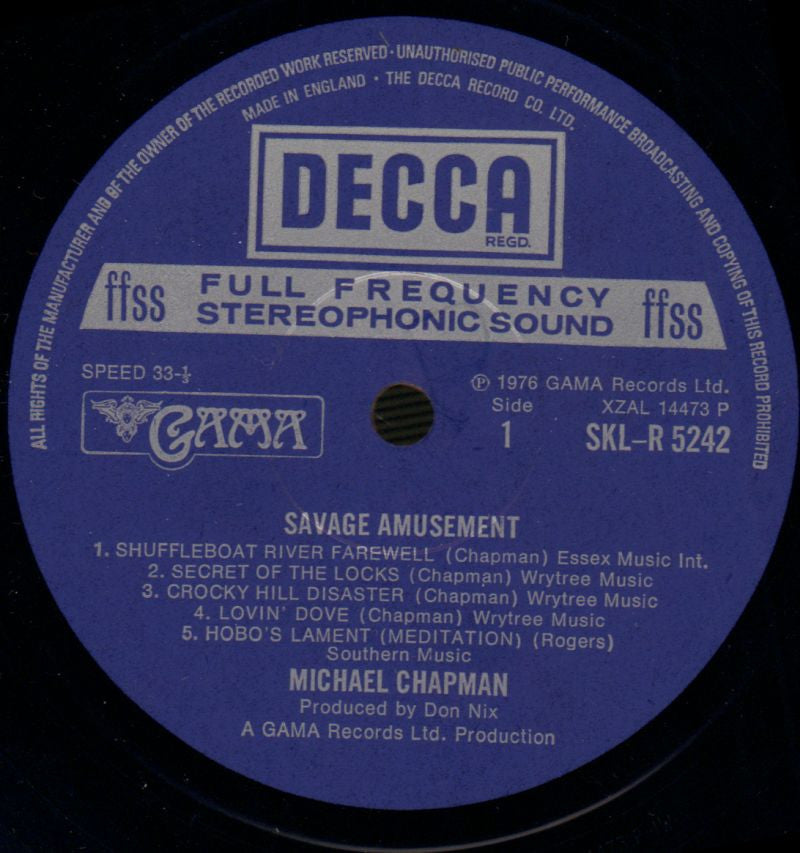 Savage Amusement-Decca-Vinyl LP-Ex/NM