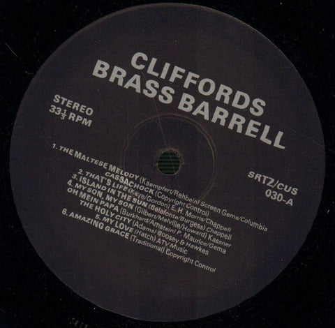 Clifford's Brass Barell-SRT-Vinyl LP-VG+/Ex
