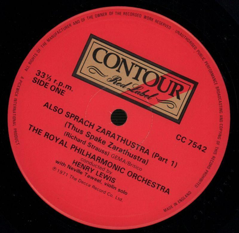 Also Sprach Zarathustra-Contour-Vinyl LP-VG+/VG+