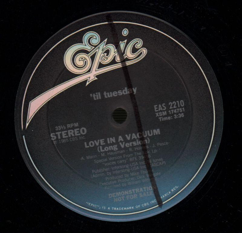 Love In A Vacuum-Epic-12" Vinyl-VG/Ex