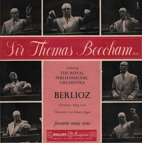 Berlioz-Overtures Beecham Royal Philharmonic-Philips-10" Vinyl