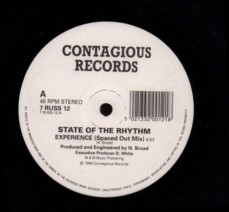 State Of The Rhythm-Experience-Contagious-12" Vinyl