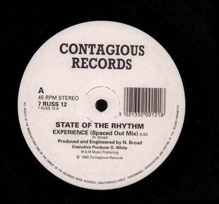 State Of The Rhythm-Experience-Contagious-12" Vinyl