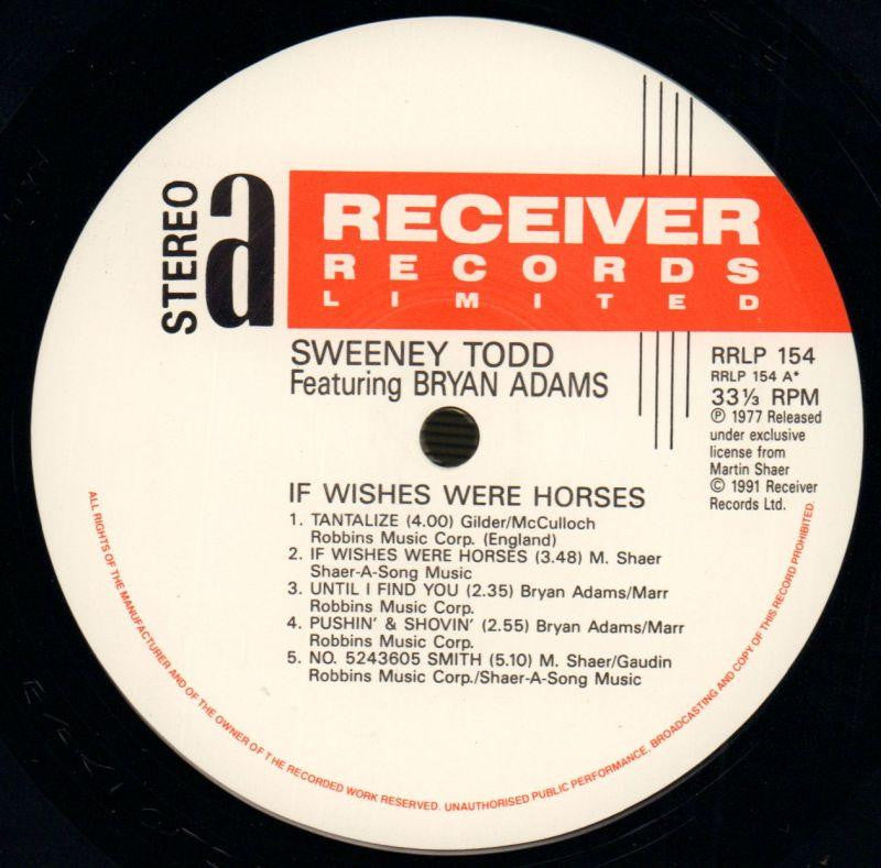 If Wishes Were Horses-Receiver-Vinyl LP-VG+/NM