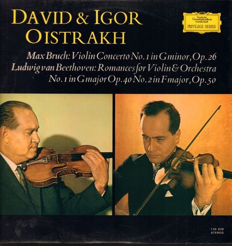 David & Igor Oistrakh-Bruch/Beethoven-Violin Concertos-Deutsche Grammophon-Vinyl LP