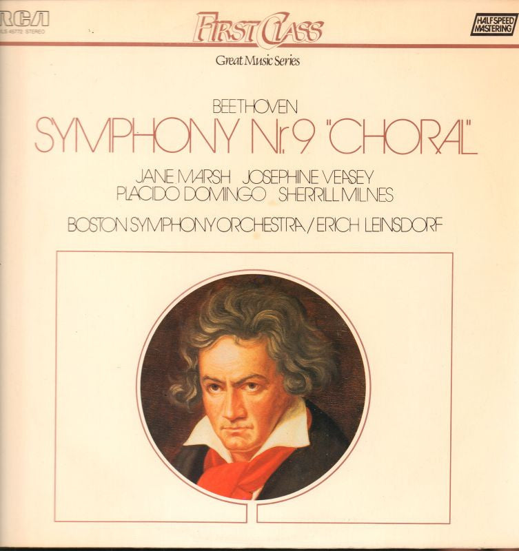 Beethoven-Symphony No.9 Choral-Boston Symphony/Erich Leinsdorf-RCA-Vinyl LP