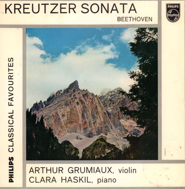 Beethoven-Kreutzer Sonata-Philips-10" Vinyl