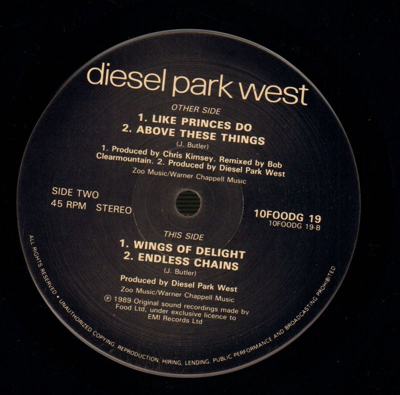 Like Princes Do-Food-10" Vinyl Gatefold-VG+/VG+