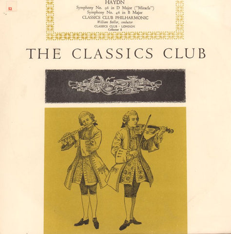 Haydn-The Classic Club Symphony No. 96-The Classics Club-10" Vinyl
