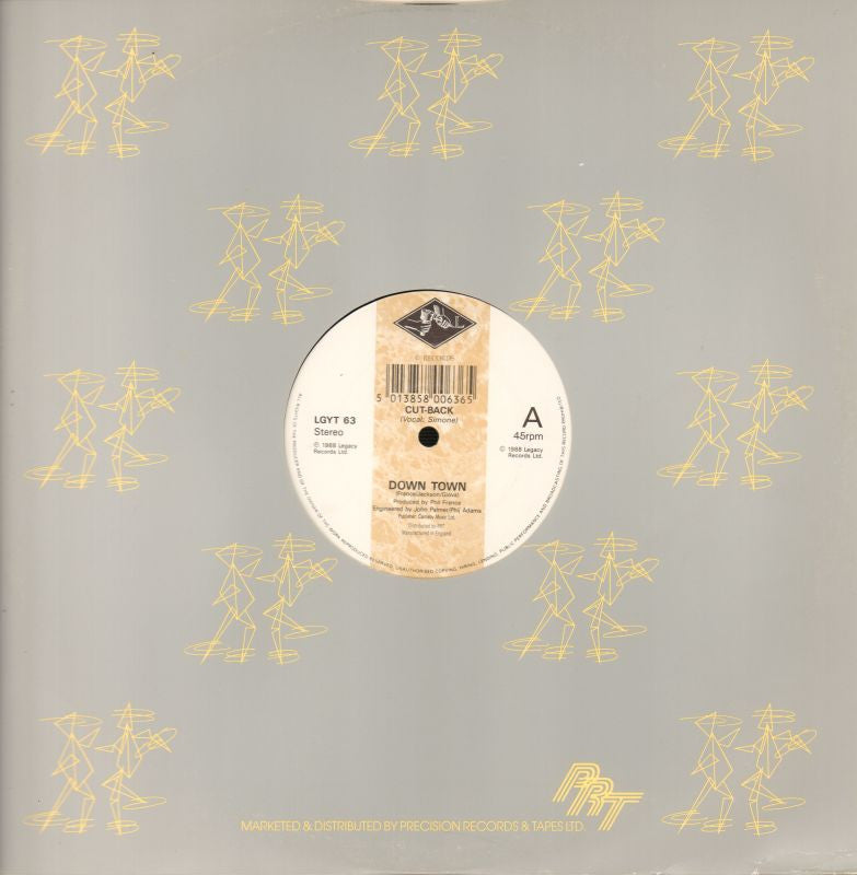 Cut BackDown Town/ Dub Down-Legacy-12" Vinyl-Ex/NM