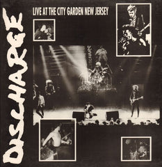 DischargeLive At The City Garden-Clay-Vinyl LP Gatefold-VG/NM