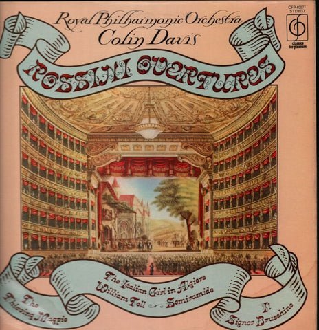 Overtures-Royal Philharmonic/ Colin Davis-CFP-Vinyl LP