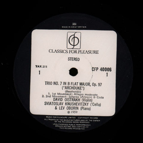 The Archduke-CFP-Vinyl LP-VG/Ex+