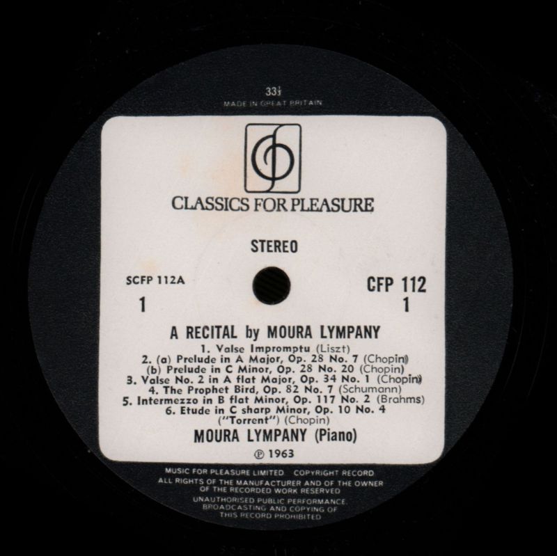 Encore-CFP-Vinyl LP-VG/VG