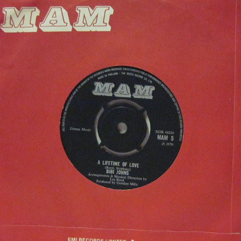 Bibi Johns-A Lifetime Of Love-MAM-7" Vinyl