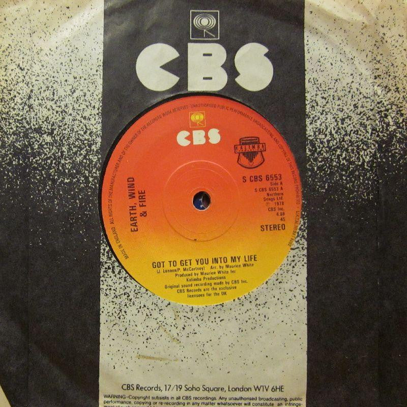 Earth Wind & Fire-Got To Get You In To My Life-CBS-7" Vinyl