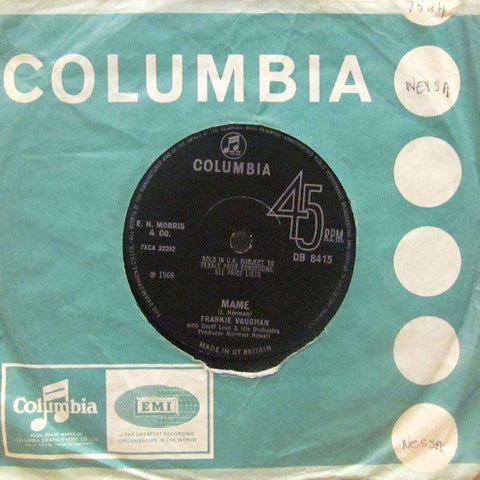 Frankie Vaughan-Mame-Columbia-7" Vinyl