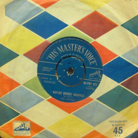The Virtues-Guitar Boogie Shuffle-HMV-7" Vinyl