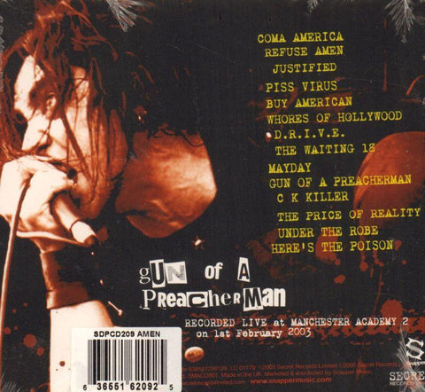 Gun Of A Preacher Man-Secret/Snapper-CD Album-New