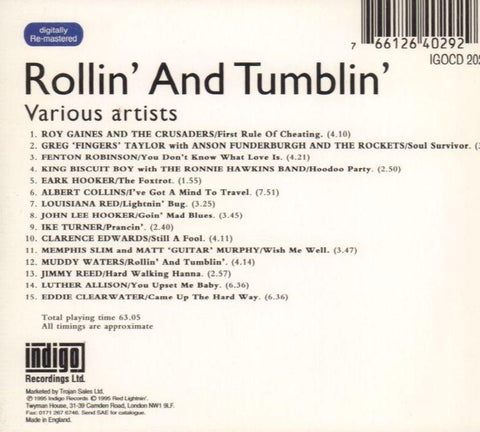 Rollin And Tumblin-Indigo-CD Album-New & Sealed