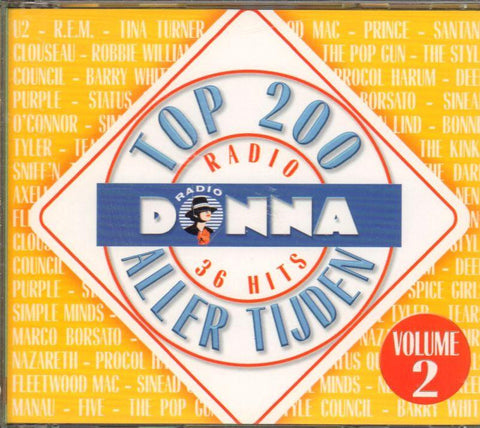 Various Dance-Donna's Top 200 Aller 2-CD Album