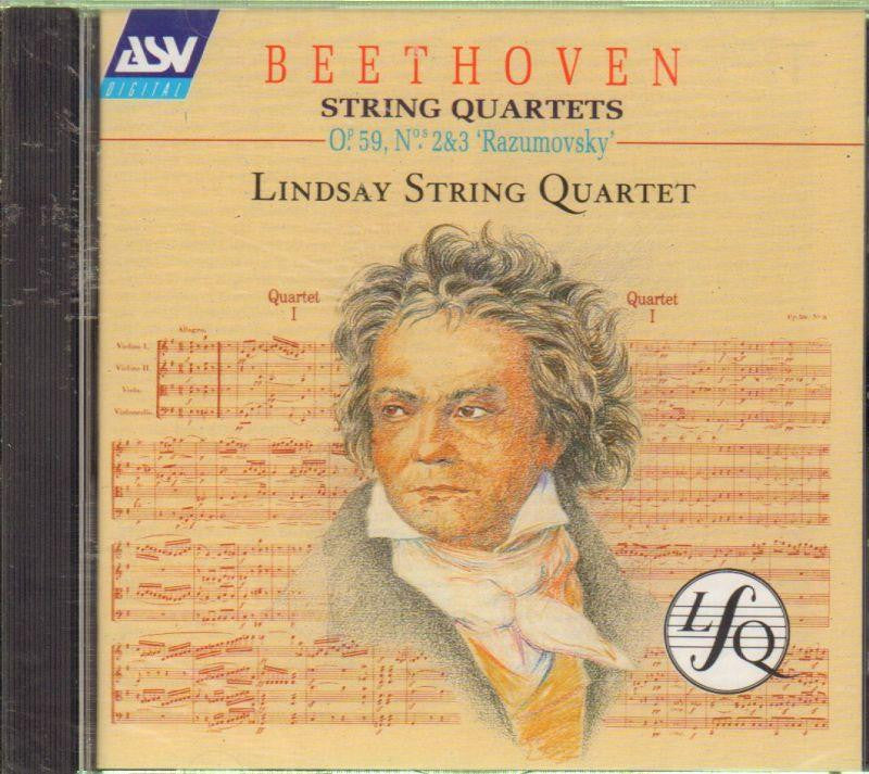 Beethoven-String Quartets Op '59, No. 2 And 3-CD Album