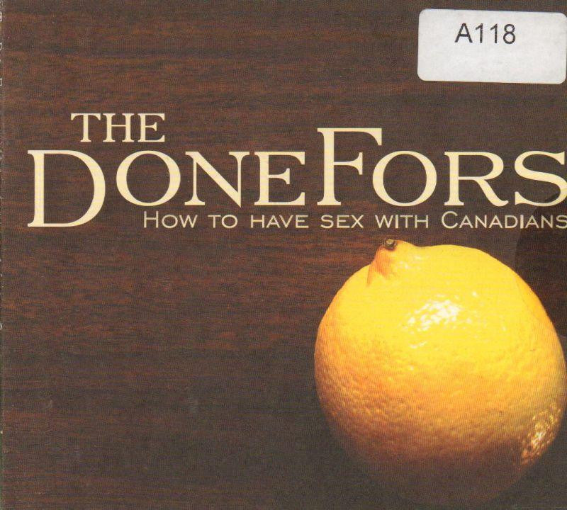 The Donefors-How To Have Sex With Canadians-CD Album-New