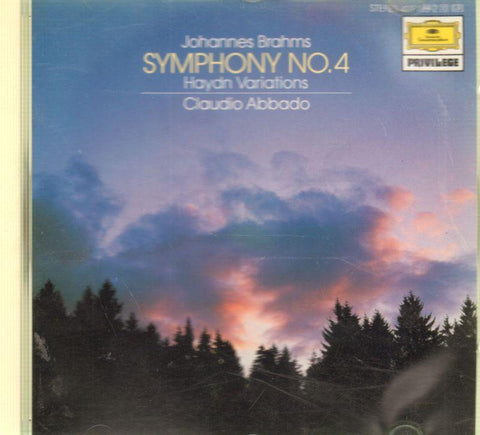 Brahms-Brahms Symphony 4 -CD Album