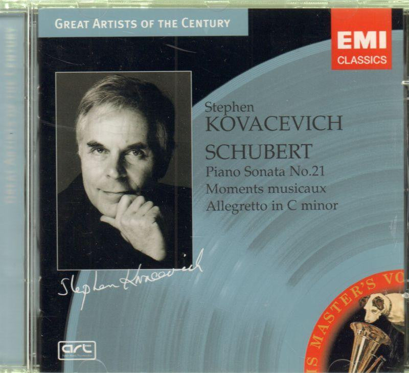 Kovacevich/Schubert-Piano Sonata No.21-EMI Classics-CD Album-New