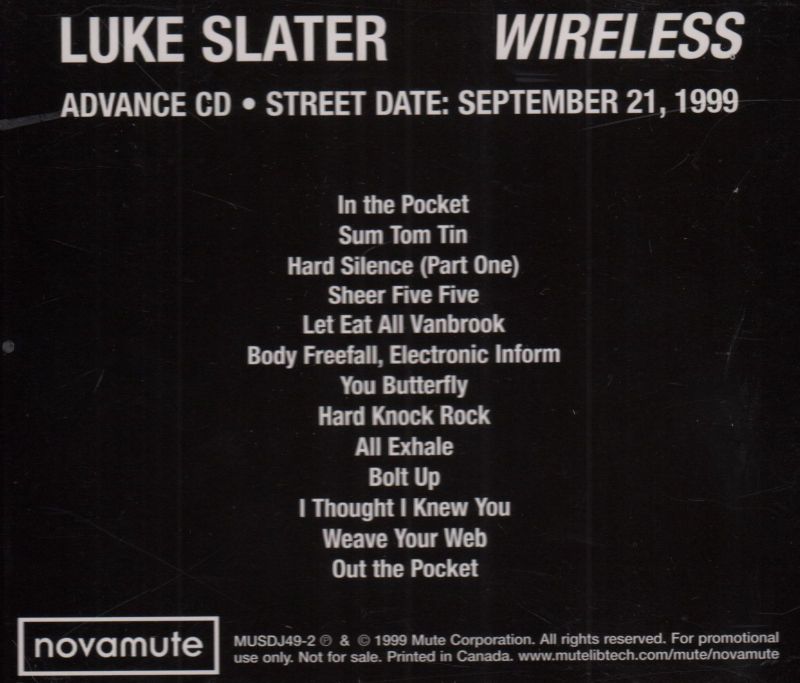 Wireless-Novamute-CD Album-Like New