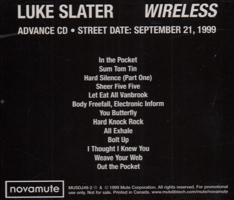 Wireless-Novamute-CD Album-Like New