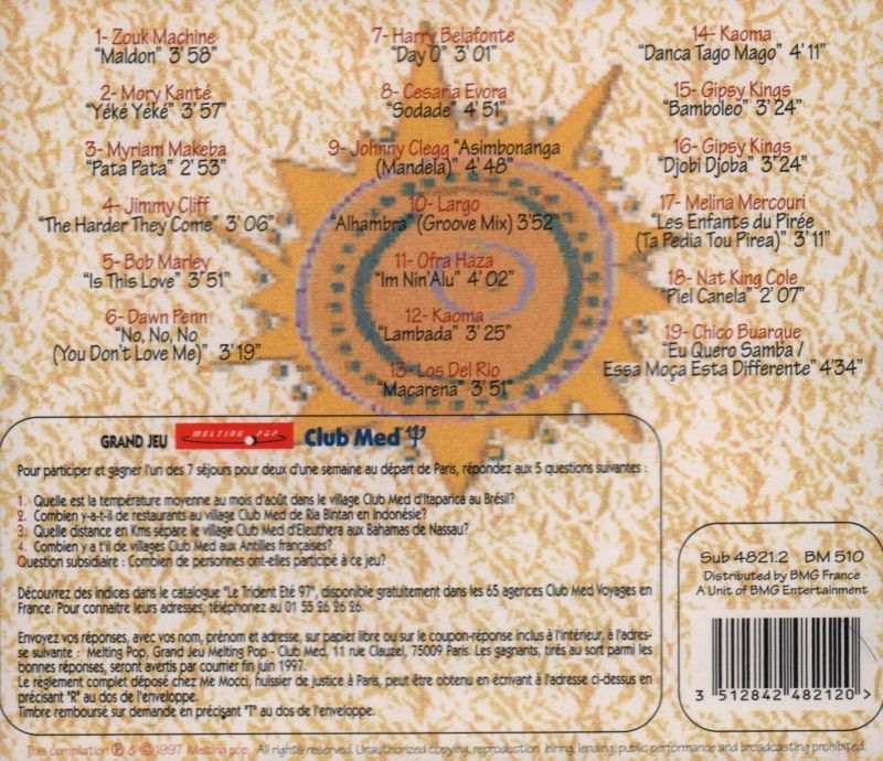 Les Hits Du Monde-Distance-CD Album-New