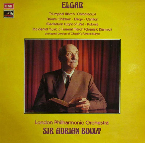 Elgar-Orchestral Music-HMV-Vinyl LP