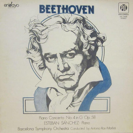 Beethoven-Piano Concerto No.4-Pye-Vinyl LP