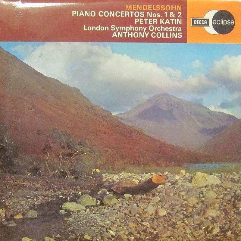 Mendelssohn-Piano Concertos No 1 & 2-Decca Eclipse-Vinyl LP