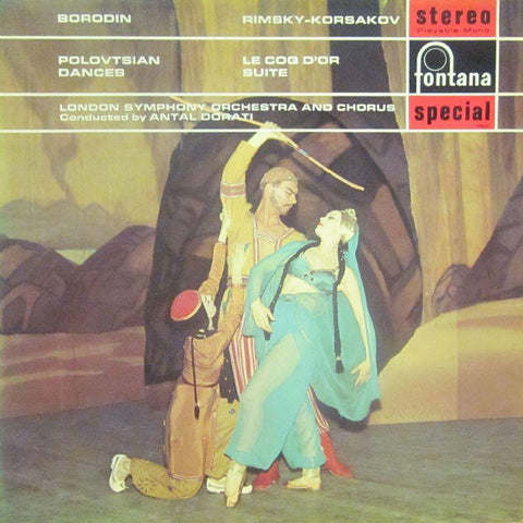 Borodin/Rimsky-Korsakov-Polovtsian Dances/Le Coq D' or Suite-Fontana-Vinyl LP