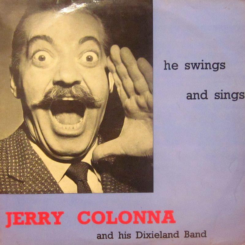 Jerry Colonna & His Dixieland Band-He Swings And Sings-World Record Club-Vinyl LP