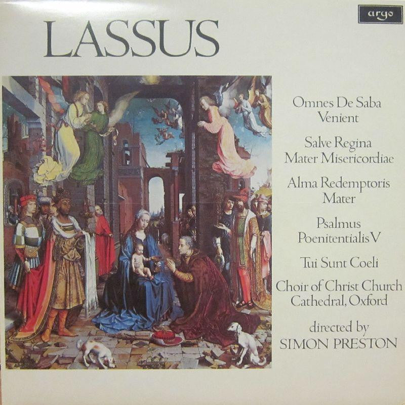 De Lassus-De Lassus-Argo-Vinyl LP