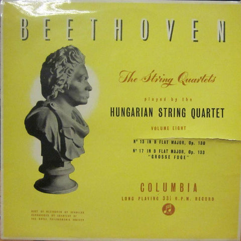 Beethoven-The String Quartets Vol.8-Columbia-Vinyl LP
